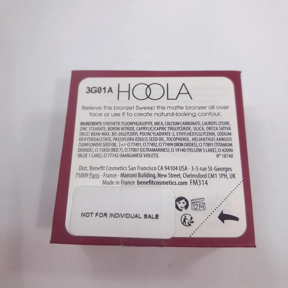 Benefit HOOLA Matte Bronzer pressed Powder MINI 2.5g/ 0.08 Oz travel size sample